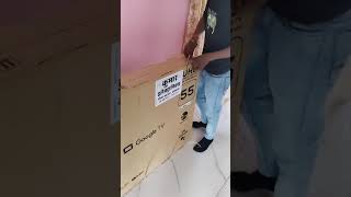 unboxing LED TV 55 inch [upl. by Shiau]