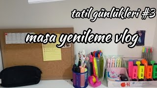 masa yenileme vlog tatil günlükleri 3part 2 [upl. by Anival]