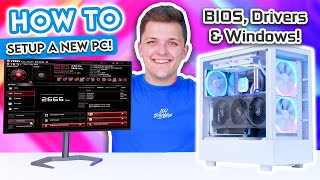 What To Do AFTER Building a Gaming PC 😄 BIOS Drivers amp Windows 11 Install [upl. by Nora856]