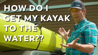 How to Transport a Kayak  Kayaking for Beginners [upl. by Tserof532]