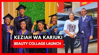 MWANGI ZAKAYO PRAY FOR KEZIAH WA KARIUKI AS SHE LAUNCHES A NEW BEAUTY SCHOOL AT KAHAWA WEST [upl. by Fredella]