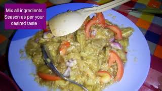 GINATAANG ENSALADANG TALONG  EGGPLANT SALAD WITH COCONUT CREAM  MY MOTHERS RECIPE [upl. by Dulcinea]