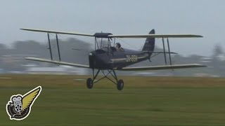 de Havilland DH82a Tiger Moth Aerobatics Display At CotS Airshow [upl. by Lajib]