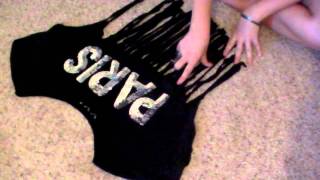 DIY Fringe Crop Top [upl. by Naillig]