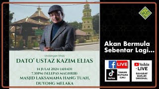 Dato Ustaz Kazim Elias  Ceramah Khas Maal Hijrah [upl. by Idel]