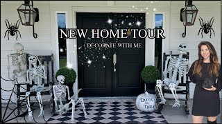 NEW HOME TOUR  BIG LIFE UPDATE  Halloween Front Porch [upl. by Ynwat]