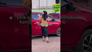 Yang penting gak nyenggol kan😁parkir pov drama komedi shortsvideo [upl. by Oryaj952]