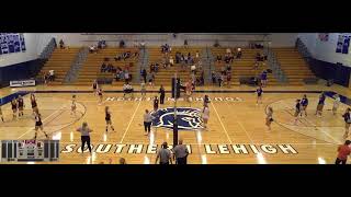 Southern Lehigh vs Lehighton High School Girls Varsity Volleyball [upl. by Ecnahs558]