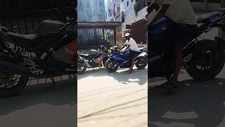 Do bike R15 grey aur blue colour ki kaun si acchi lag Rahi comment karke bataiyeyoutube trending [upl. by Leahcimal]