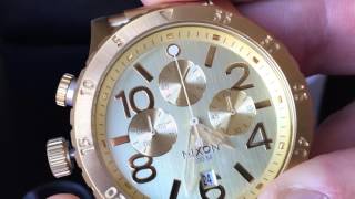 Nixon 4820 Chrono All Gold review [upl. by Oninrutas]