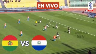 BOLIVIA vs PARAGUAY EN VIVO  ELIMINATORIAS CONMEBOL RUMBO AL MUNDIAL 2026 [upl. by Hnao]