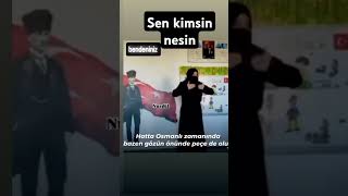 Sen kimsin nesin nasıl dini tesettürü çocuklara bu şekil kötülersin😡😡😡türbanımakarışma [upl. by Weatherby]