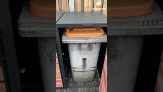 Bin enclosure for 2 containers [upl. by Godrich272]