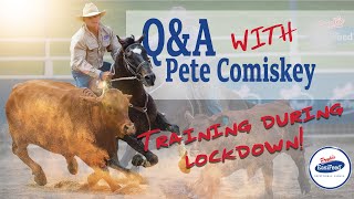 How to work your Campdraft horse during lockdowns with Pete Comiskey [upl. by Eiddal]