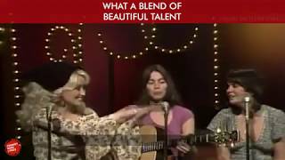 The Sweetest Gift with Lyrics  Dolly Parton Emmylou Harris and Linda Ronstadt [upl. by Bindman]