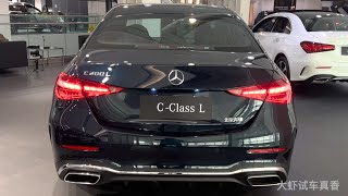 2023 MercedesBenz C200 L indepth Walkaround [upl. by Ppilihp]