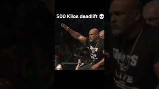 Eddie hall 500 kilos deadlift 💀🔥shorts viralvideo [upl. by Nnilsia938]