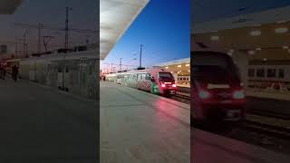 Suburban 10 224 IhtimanDragoman arrives at Sofia Central under moonlight trainspotting [upl. by Akeihsal]