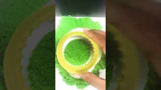 Satisfying and Relaxing Sour Apple Kinetic Sandkitakolifestyle1238 short kineticsand [upl. by Anahc]