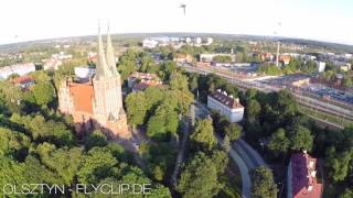 Olsztyn z lotu ptaka  Birdview Quadrocopter Drone BlackSnaper DJI [upl. by Aneba]