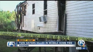 Twin sisters killed in Pahokee Fire [upl. by Ael502]