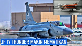 JET TEMPUR JF17 THUNDER BLOCK 3 GUNAKAN AVIONIK DAN RUDAL UDARA KE UDARA TURKI [upl. by Cohin]