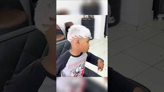 Hair color transformation  hair color tutorial  hair color  haircolor boyshaircolor buzzcut [upl. by Fanchet]