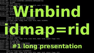 Integration of Linux server to Active Directory domain using winbind and idmap method rid long [upl. by Onailil]