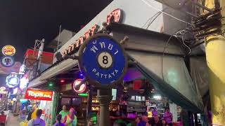 Pattaya live streaming Soi 8 2024 Low season today night soi8 pattaya thailand nightlife bars [upl. by Ardel]