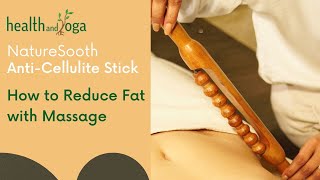 Reduce cellulite fat from thighs and buttocks with massage using NatureSooth Anti Cellulite Stick [upl. by Nytsirk]