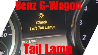 MercedesBenz GWagon 2013  Check Tail Lamp [upl. by Alick]