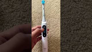 OralB iO Series 7 Electric Toothbrush White Alabaster Color [upl. by Garibald]