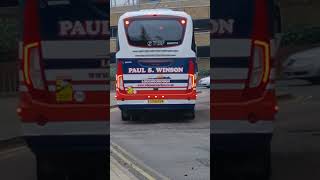 Scania Irizar XX18 PSW at Peterborough Railway Station [upl. by Hanus627]