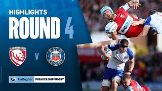 Gloucester v Bath  HIGHLIGHTS  12 Tries in Brilliant Derby  Gallagher Premiership 202425 [upl. by Annoyi]