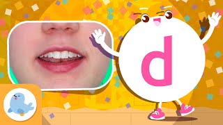 Phonics for Kids 🗣 The d Sound 🐶 Phonics in English 🛴 [upl. by Ayihsa820]