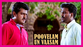 Poovellam Un Vasam Tamil Movie  Yugendran plays a mind game  Ajith Kumar  Jyothika  Vivek [upl. by Ahsiekyt]