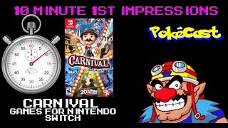 10 Minute 1st Impressions  Carnival Games for Nintendo Switch [upl. by Krell]