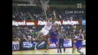 PBA FlashbackJeffrey Cariaso Injury from a hard foul by Rudy Distrito [upl. by Avitzur329]