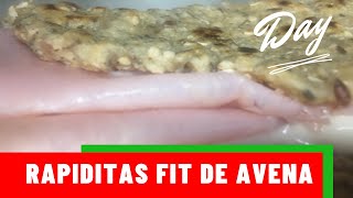 RAPIDITAS DE AVENA  TORTILLAS DE AVENA con 3 Ingredientes facil [upl. by Etsirhc]