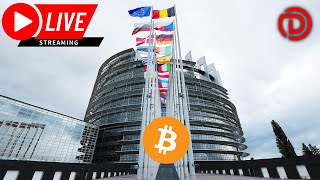 Banken Mogen 1 In Bitcoin Stoppen  Live Koers Update Bitcoin amp Aandelen [upl. by Aliac973]