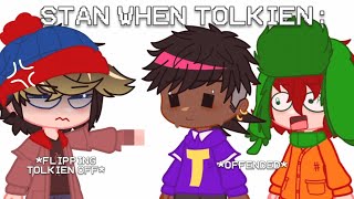 quotStan when Kyle amp Tolkien hang outquot  South Park Slight Style [upl. by Alehtse895]