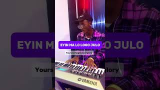 One minute Yoruba worship song  Piano Cover  DAVID TITILAYO [upl. by Farland]