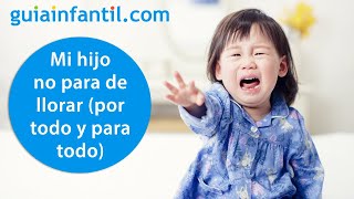 Mi hijo llora por todo sin parar y siempre que no le damos lo que quiere  Guía Infantil responde [upl. by Jc]