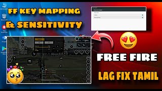 Phoenix Os Free Fire Keymapping amp Sensitivity Tamil  Free Fire Lag Fix Rog Os phoenix phoenixos [upl. by Cimbura]