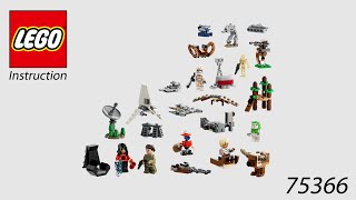 LEGO Instruction  Star Wars  75366  Star Wars Advent Calendar 2023 [upl. by Enimrej]