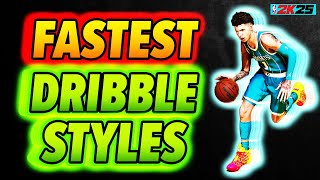 Fastest Dribble Styles on NBA 2K25 For Guards [upl. by Aynwat49]