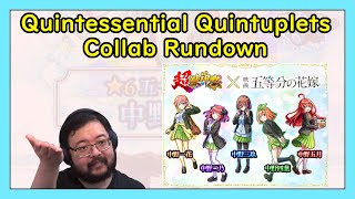 【Monster Strike】Quintessential Quintuplets Collab Rundown【モンスト】 [upl. by Erfert]