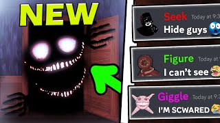 Doors Floor 2 Reacts To OLD vs NEW ENTITY JUMPSCARES [upl. by Ennasil]