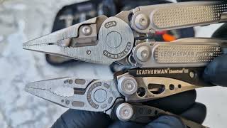 Leatherman Free P4 vs Leatherman Skeletool CX [upl. by Osmund423]