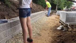 Retaining Wall  Timelapse [upl. by Ahsieuqal]